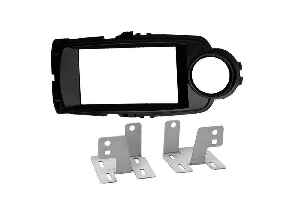 Connects2 CT23TY57 Double Din Fascia Plate for Toyota Yaris 2011> Black