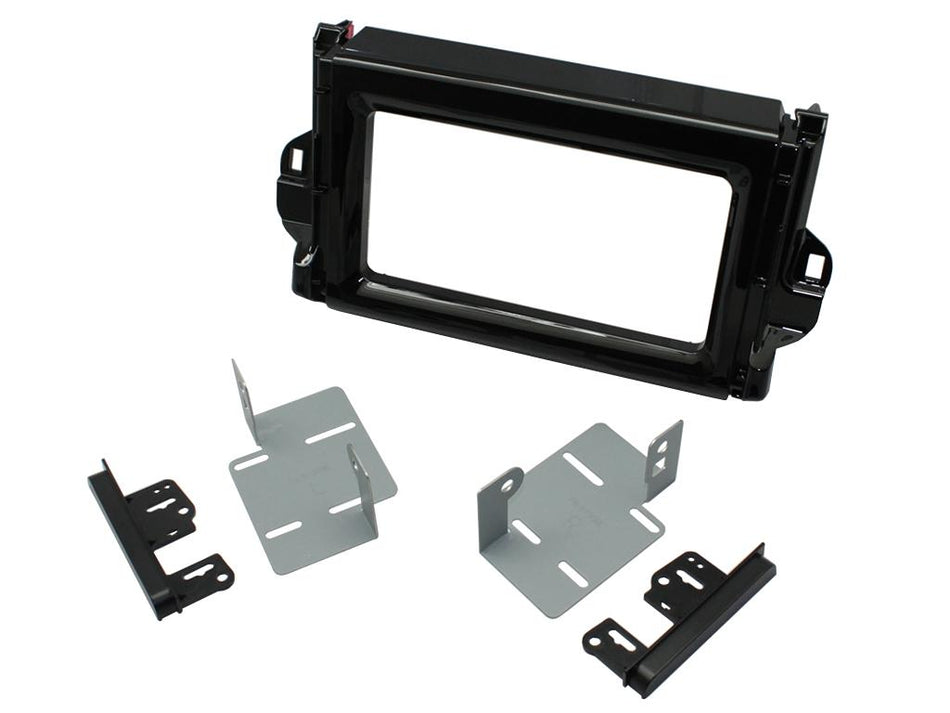 Connects2 CT23TY68 Toyota Fortuner 2015> Black Double DIN Fascia