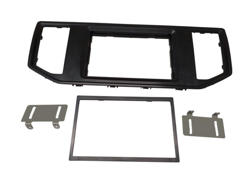 Connects2 CT23VW24 Matt Black Double DIN Fascia for VW Crafter Grand California MAN TGE 2017>