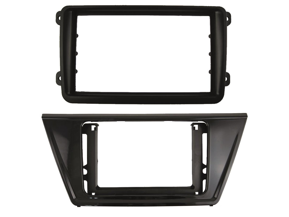 Connects2 CT23VW29 Gloss Black Double DIN Fascia for VW Touran 5T 2016>