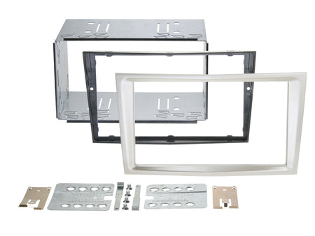 CT23VX38 Satin Stone Double DIN Facia Kit for Vauxhall Corsa