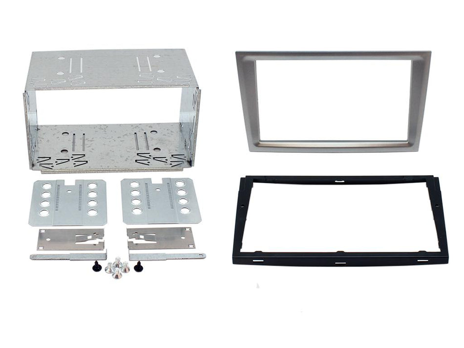 Connects2 CT23VX47 Vauxhall Corsa 2000> 2006 Aluminium Double DIN Fascia