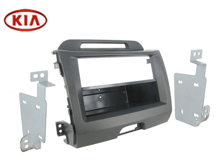 CT24KI18 Single Din Dark Grey Facia Plate for Kia Sportage 2010>