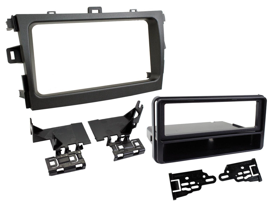 Connects2 CT24TY21 Toyota Corolla 2009> 2013 Silver Single Double DIN Fascia