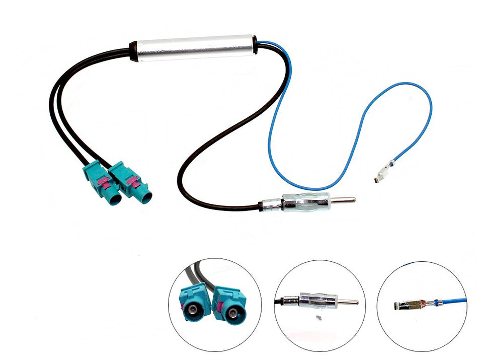 Connects2 CT27AA25 Aerial/Antenna Dual Fakra DIN Adaptor