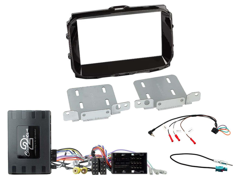 Connects2 CTKAR10 Alfa Romeo Giulietta 2014> Gloss Black Double DIN Fitting Kit