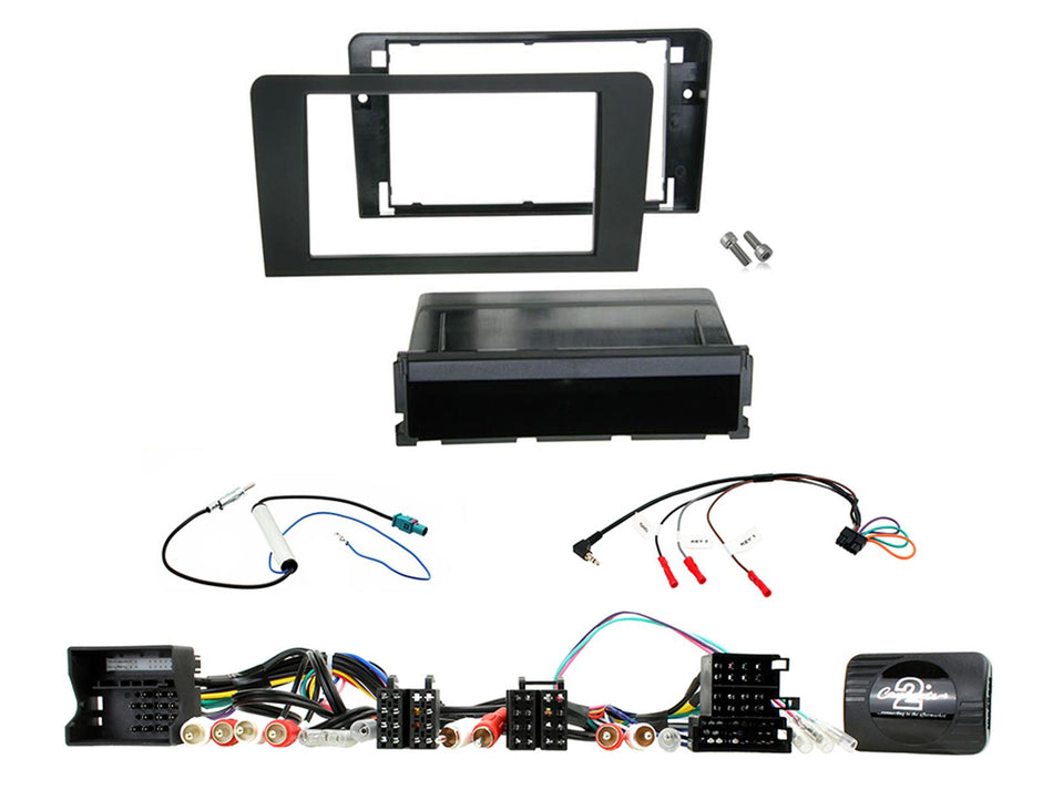 Connects2 CTKAU10 Audi A3 2003> 2012 Black Single DIN Radio Installation Kit