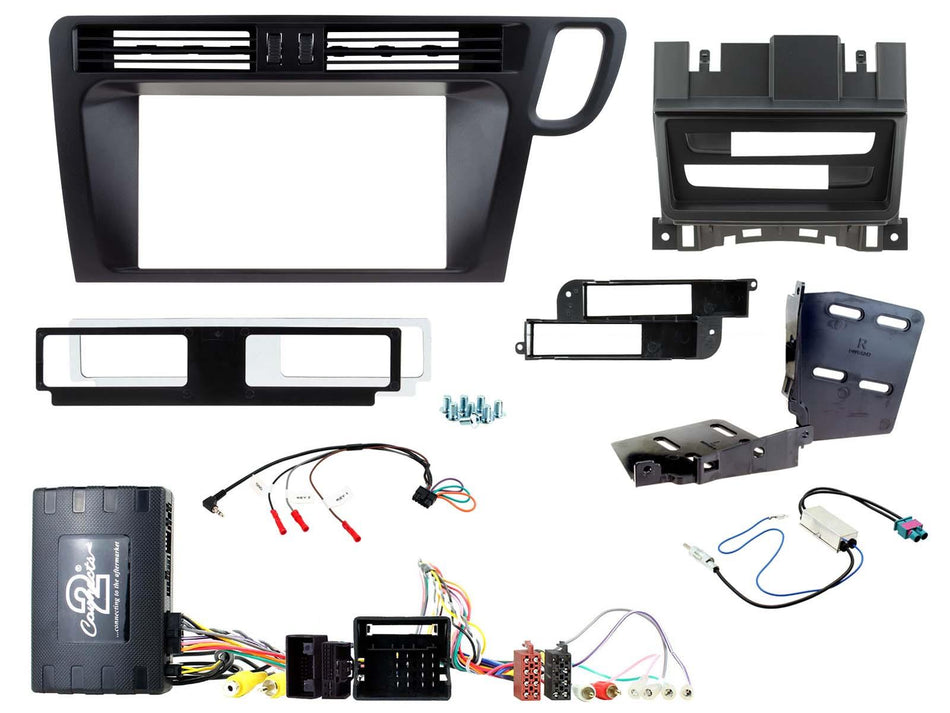 Connects2 CTKAU22 Audi Q5 2008> 2016 MMI Non-Amplified Matt Black Double DIN Installation Kit