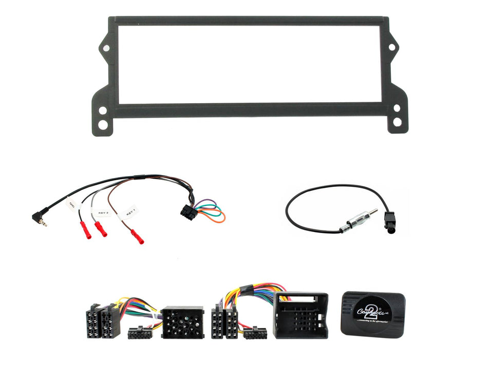 Connects2 CTKBM18 BMW Mini MkI 2001> 2006 Black Single DIN Fitting Kit