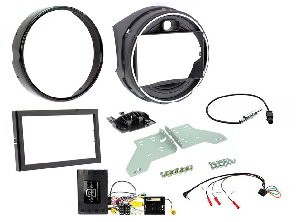 Connects2 CTKBM28 BMW Mini F55 F56 2014> Black Double DIN Installation Kit