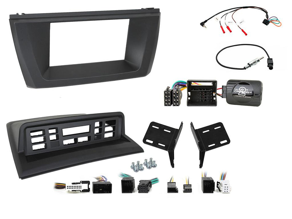 Connects2 CTKBM29 BMW X3 2003> 2010 Black Double DIN Installation Kit