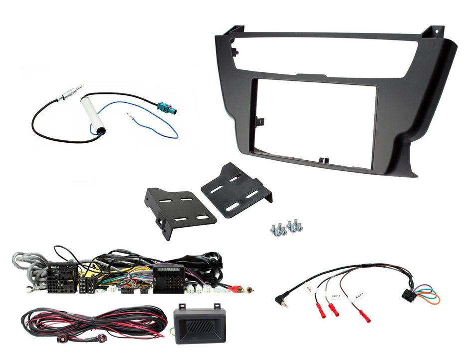 Connects2 CTKBM30 BMW 3 4 Series 2012> 2016 Non Amplified Black Double DIN Installation Kit