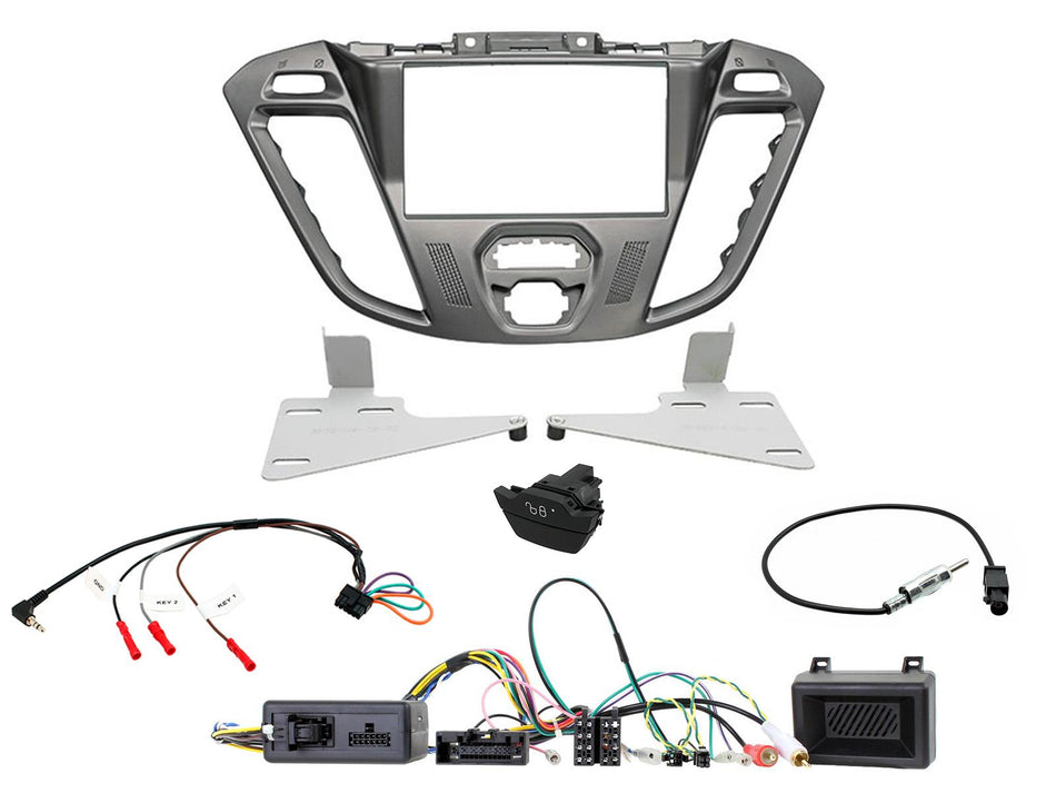 Connects2 CTKFD41C Ford Transit Custom 2012> 2016 Double Din Radio Installation Kit with Hazard/Door Lock Switch