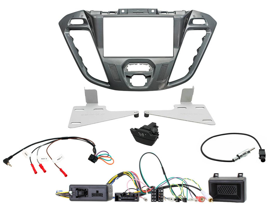 Connects2 CTKFD42C Ford Transit Custom 2012> 2016 Double Din Radio Installation Kit with Hazard/Door Lock