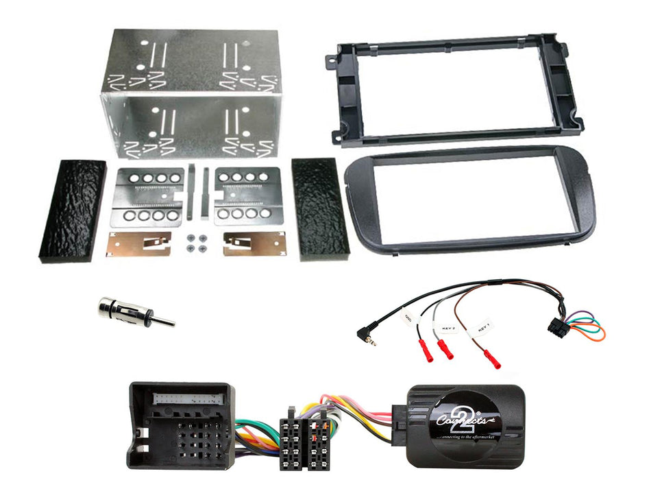 Connects2 CTKFD53 Ford Focus Mondeo 2007> Black Double Din Radio Installation Kit