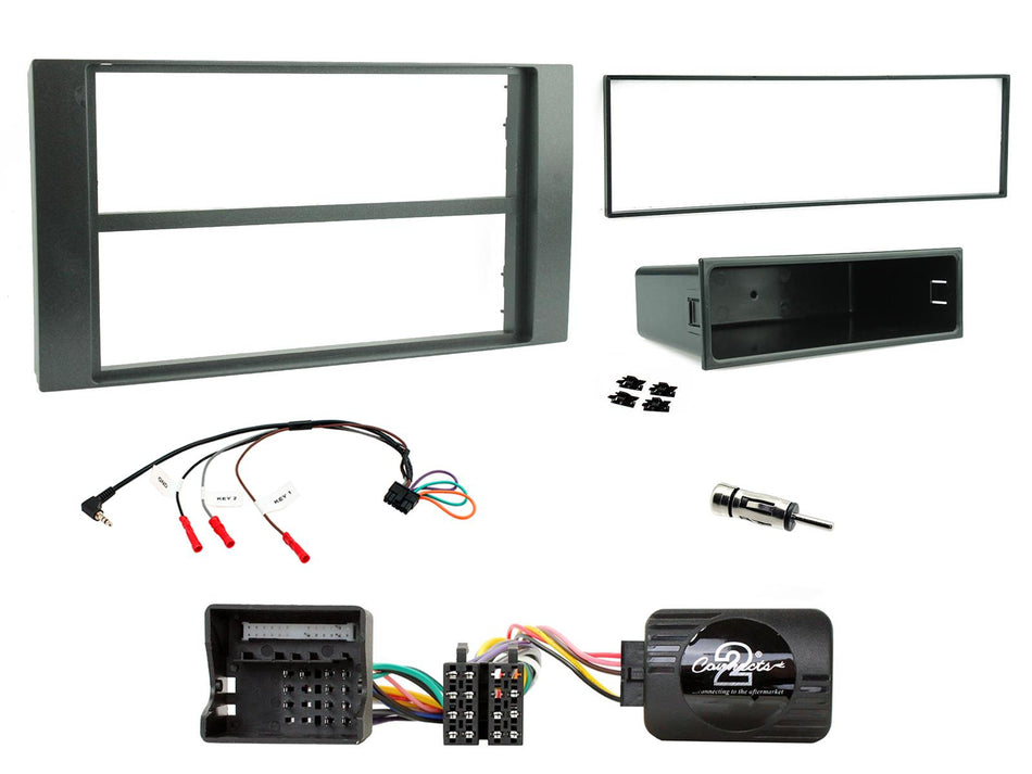 Connects2 CTKFD56 Ford Focus 2004> 2007 Black Single DIN Radio Installation Kit