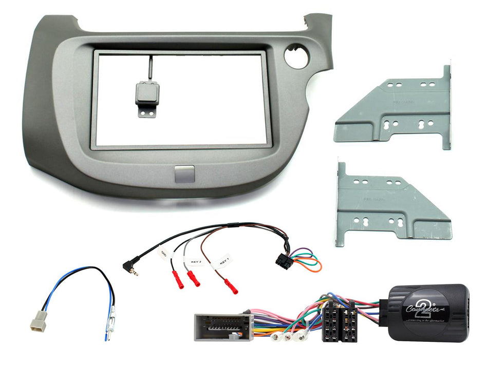 Connects2 CTKHD05 Honda Jazz 2009> 2013 Light Grey Double DIN Radio Installation Kit