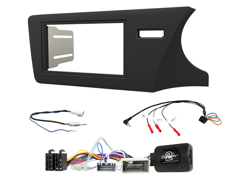 Connects2 CTKHD13 Honda City 2014> 2019 Matt Black Double DIN Stereo Fitting Kit