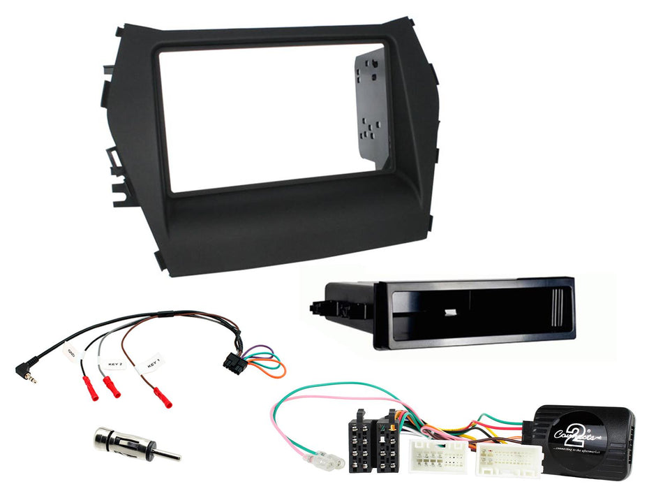 Connects2 CTKHY15 Hyundai Santa Fe 2013> Radio Single DIN Installation Kit