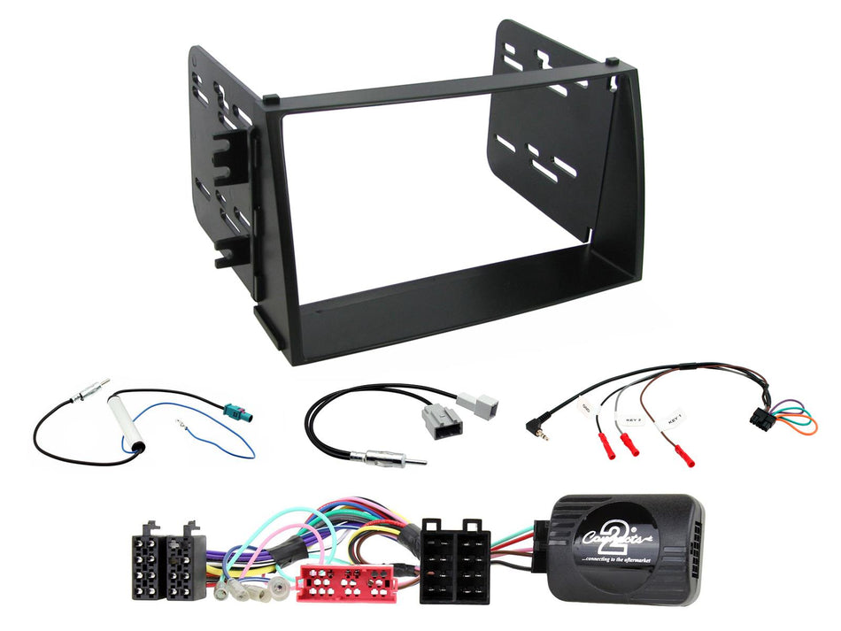 Connects2 CTKKI08 Kia Soul 2009> 2011 Matt Black Non Amplified Double DIN Radio Installation Kit