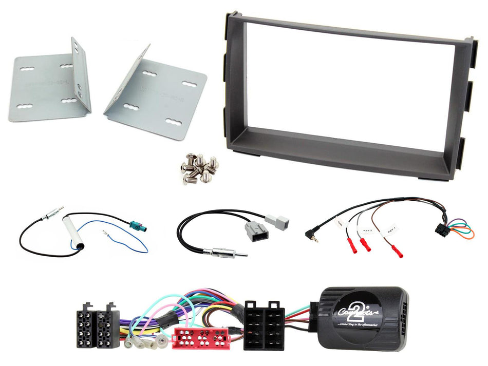 Connects2 CTKKI16 Kia Venga 2010> Non Amplified Black Double DIN Radio Installation Kit