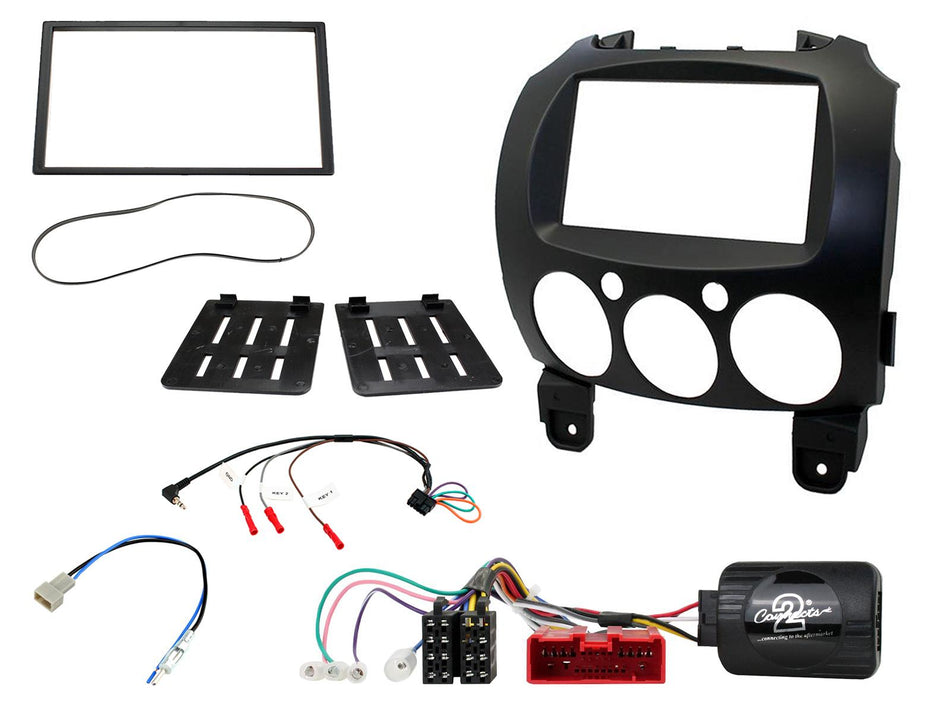 Connects2 CTKMZ09 Mazda 2 2008> 2014 Double DIN Stereo Fitting Kit