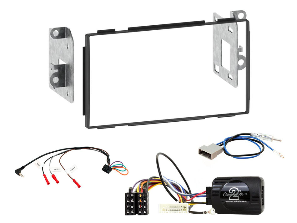 Connects2 CTKNS03 Nissan Qashqai 2007> 2013 Black Double DIN Installation Kit