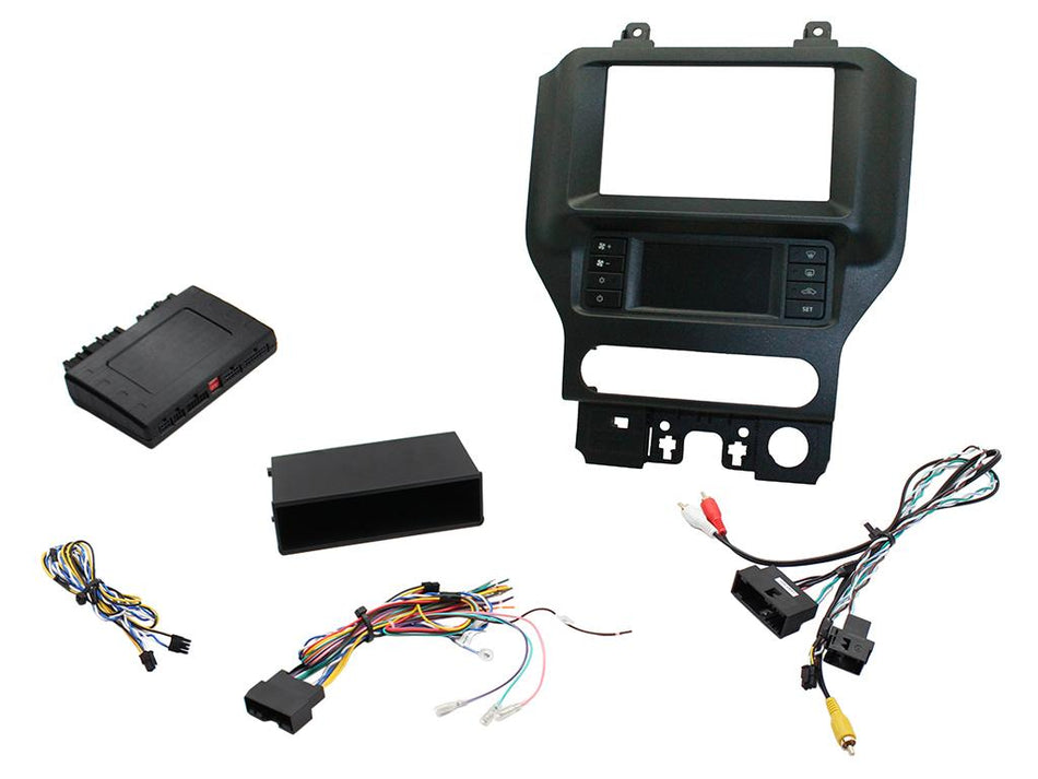 Connects2 CTKPFD05 Professional Double Din Installation Kit for Ford Mustang 2015>