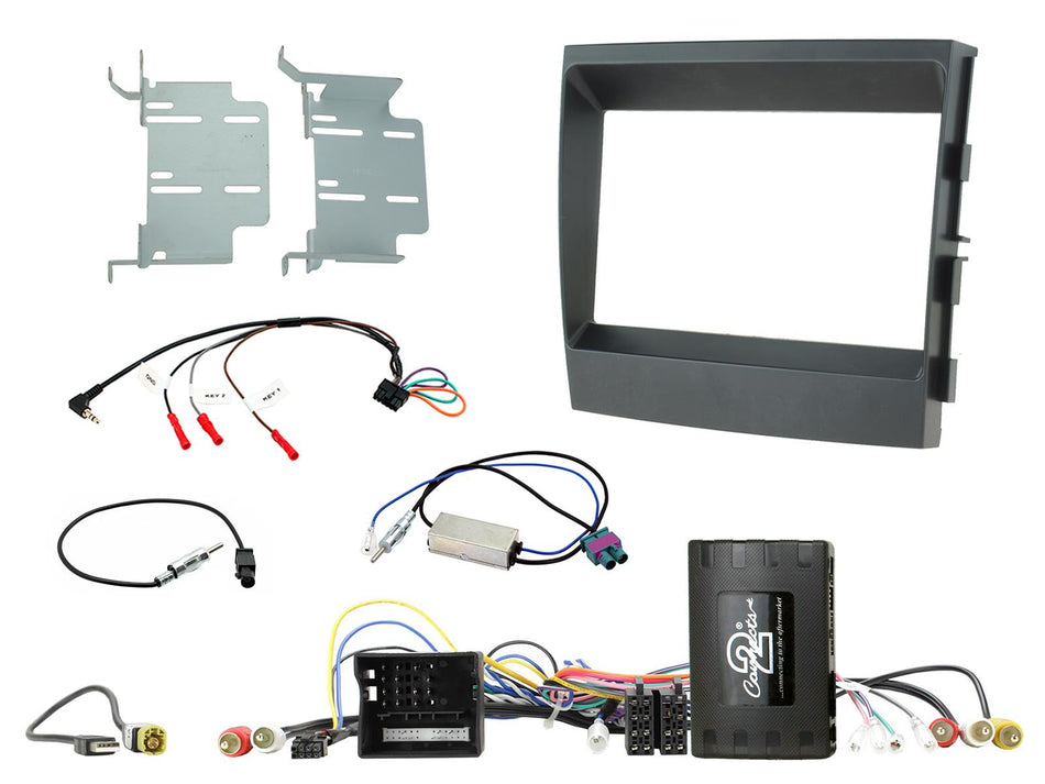 Connects2 CTKPO06 Porsche Panamera 2009> 2016 Non Amplified Black Double DIN Facia Installation Kit