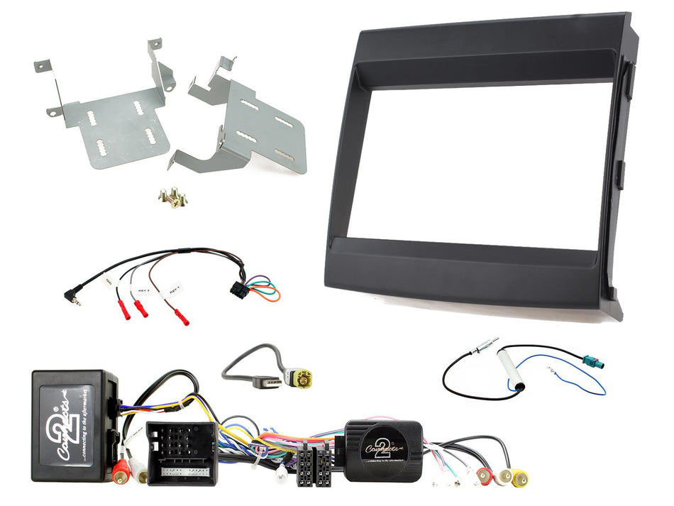 Connects2 CTKPO08 Porsche Cayenne 2011> 2016 Non Amplified Black Double DIN Facia Installation Kit