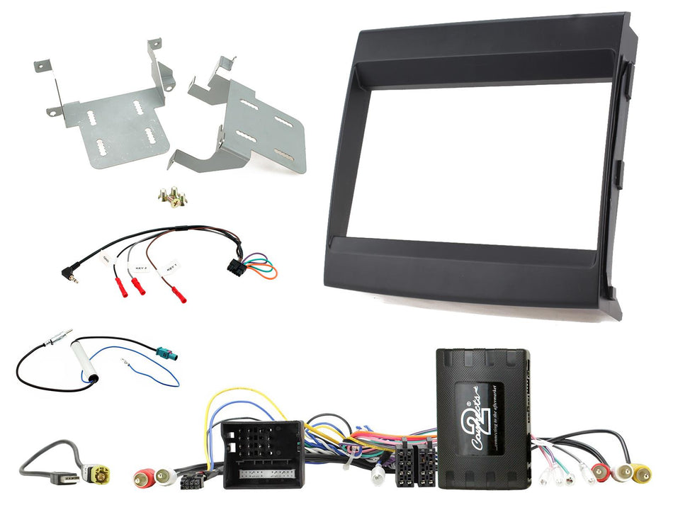 Connects2 CTKPO10 Porsche Cayenne 2011> 2016 Non Amplified Black Double DIN Facia Installation Kit