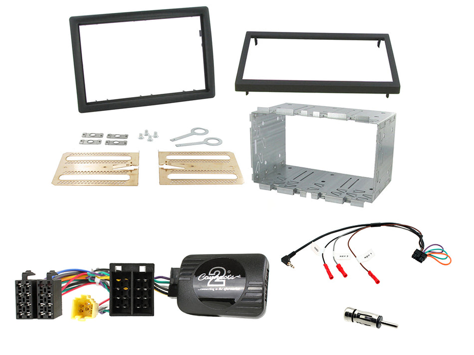 Connects2 CTKRT01 Renault Megane 2006> 2008 Black Double DIN Radio Installation Kit