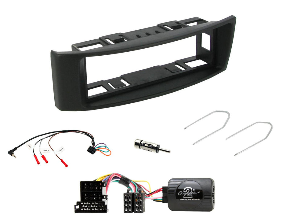 Connects2 CTKRT02 Renault Megane 2000> 2002 Black Single DIN Radio Installation Kit