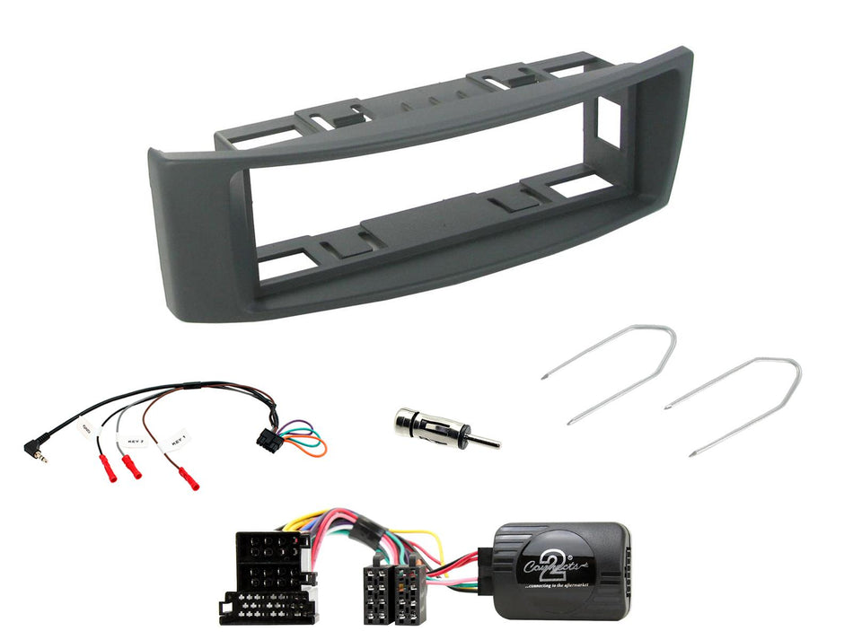 Connects2 CTKRT03 Renault Megane 2000> 2002 Grey Single DIN Radio Installation Kit