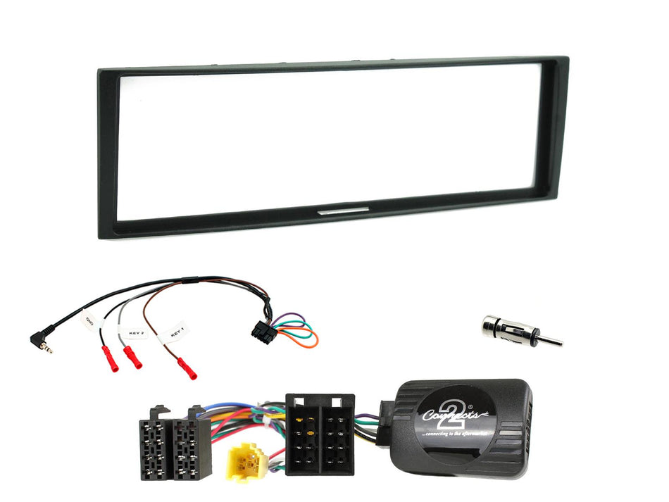 Connects2 CTKRT04 Renault Clio Modus 2004> Black Single DIN Radio Installation Kit