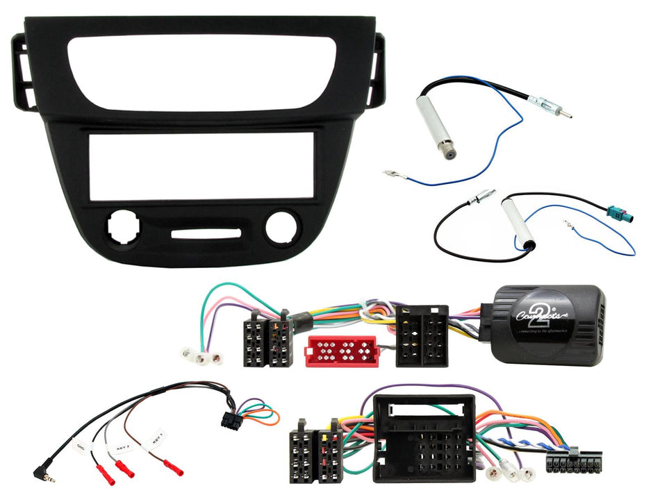 Connects2 CTKRT16 Renault Megane 2009> 2016 Black Single DIN Radio Installation Kit