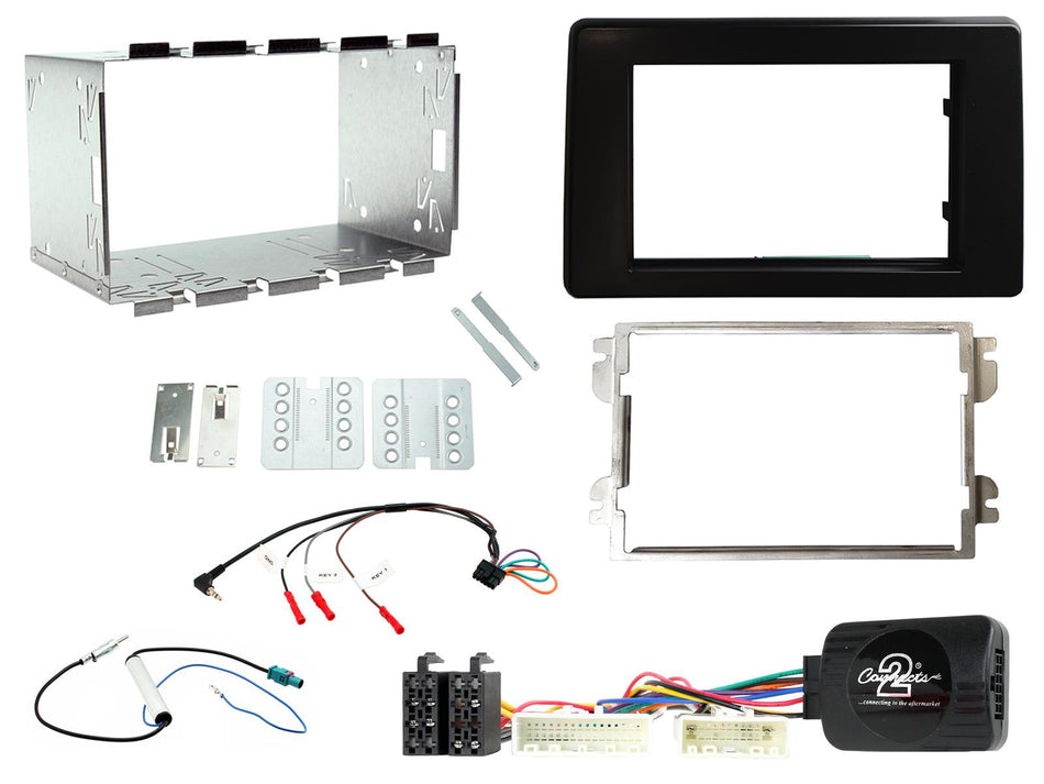 Connects2 CTKRT19 Renault Master 2020> Black Double DIN Facia Installation Kit