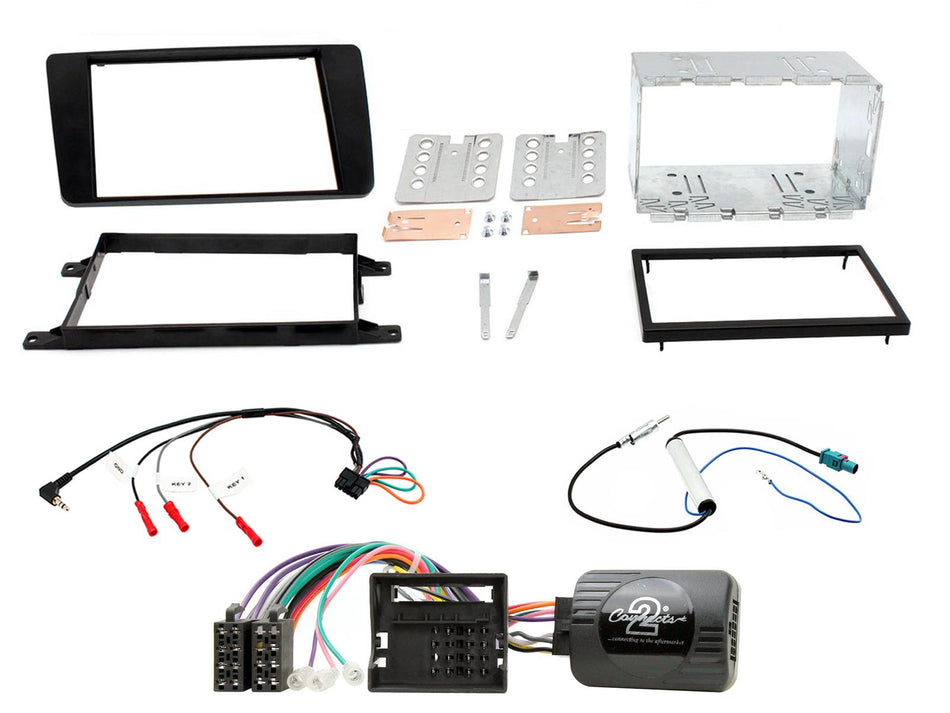 Connects2 CTKSK02 Skoda Octavia 2004> 2008 Black Double DIN Radio Installation Kit