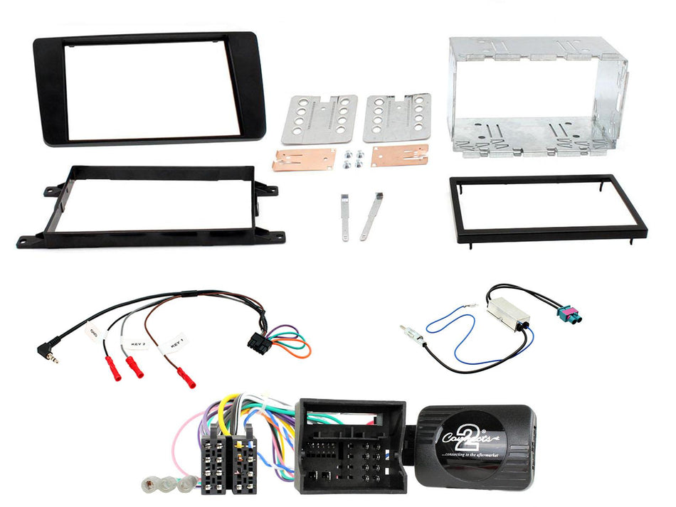 Connects2 CTKSK06 Skoda Yeti 2014> Black Double DIN Radio Installation Kit