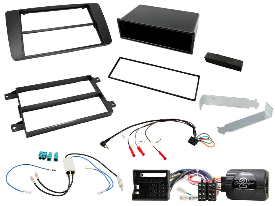 Connects2 CTKSK09 Skoda Octavia 2004> 2013 Black Single DIN Radio Installation Kit