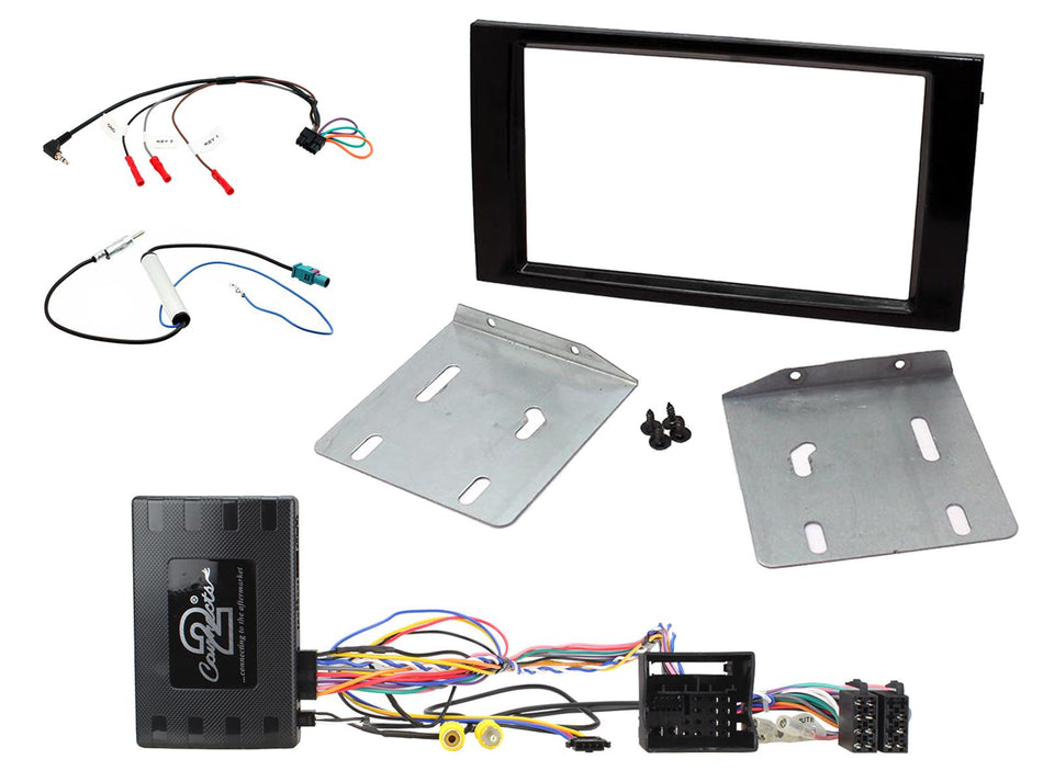 Connects2 CTKST10 SEAT Leon Ibiza 2012> 2017 Black Double DIN Radio Installation Kit