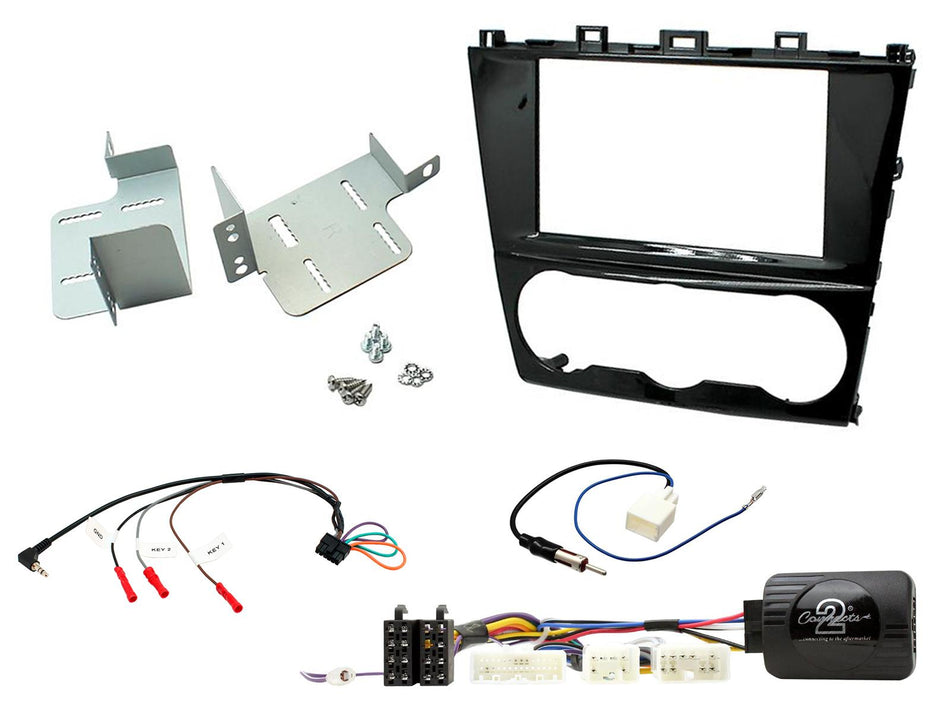 Connects2 CTKSU02 Subaru Forester Impreza XV 2015> Black Double DIN Stereo Kit