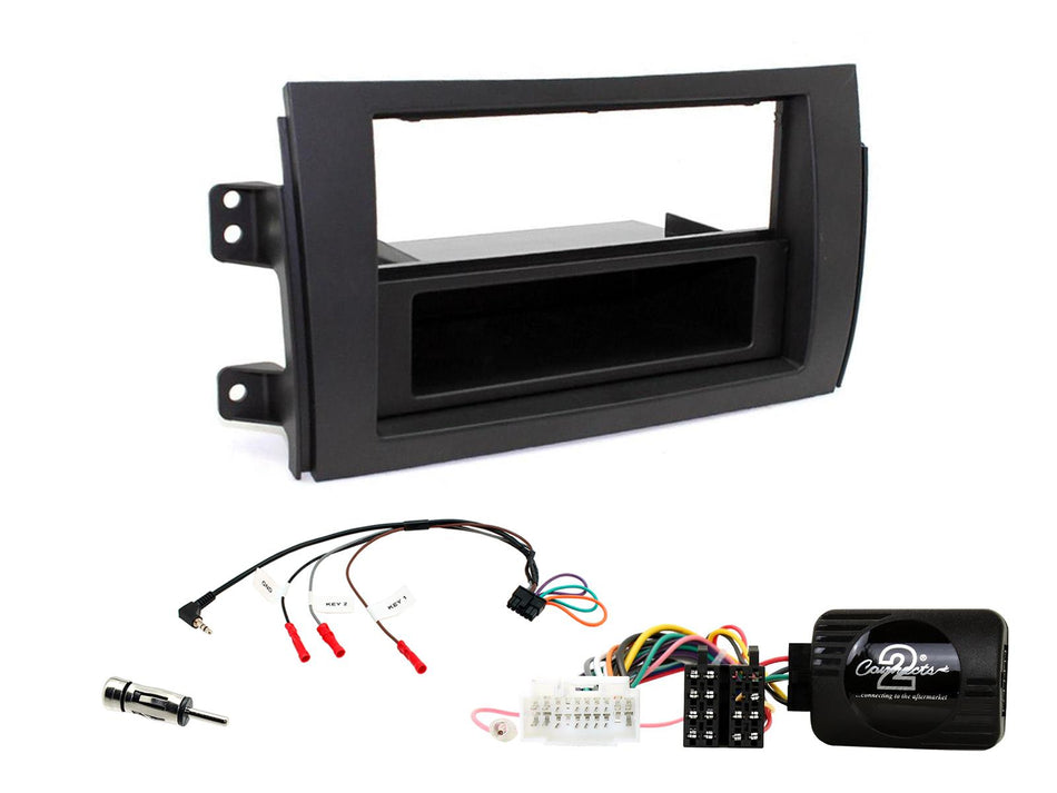 Connects2 CTKSZ03 Suzuki SX4 2006> 2014 Black Double DIN Radio Installation Kit