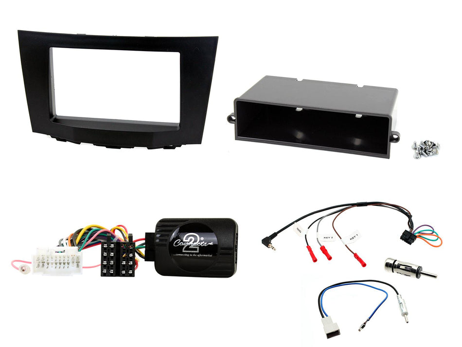 Connects2 CTKSZ04 Suzuki Kasahi 2010> Black Double DIN Radio Installation Kit