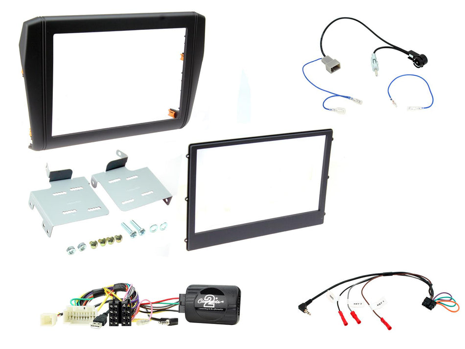 Connects2 CTKSZ11 Suzuki Swift 2017> Matt Black Double DIN Radio Installation Kit