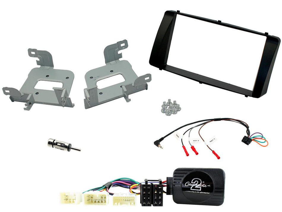 Connects2 CTKTY13 Toyota Corolla 2003> 2008 Black Double DIN Radio Installation Kit