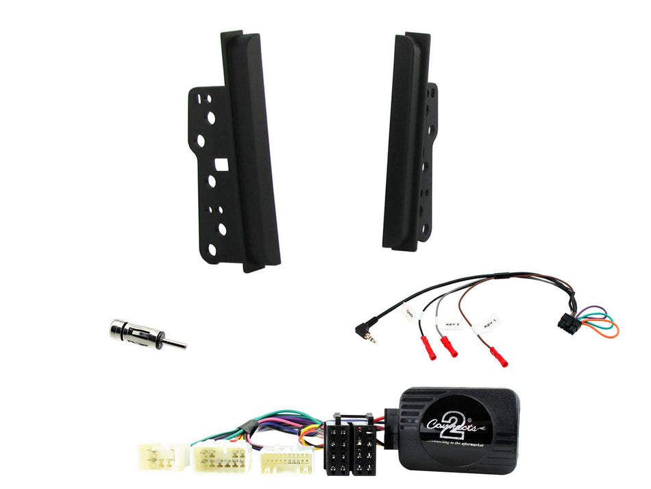 Connects2 CTKTY14 Toyota Celica MR2 RAV4 1999> Black Double DIN Radio Installation Kit