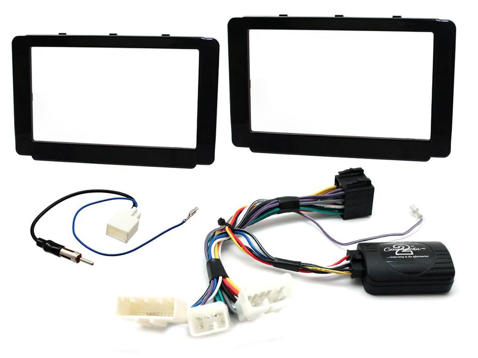 Connects2 CTKTY18 Toyota Hilux 2015 > Black Double DIN Radio Installation Kit