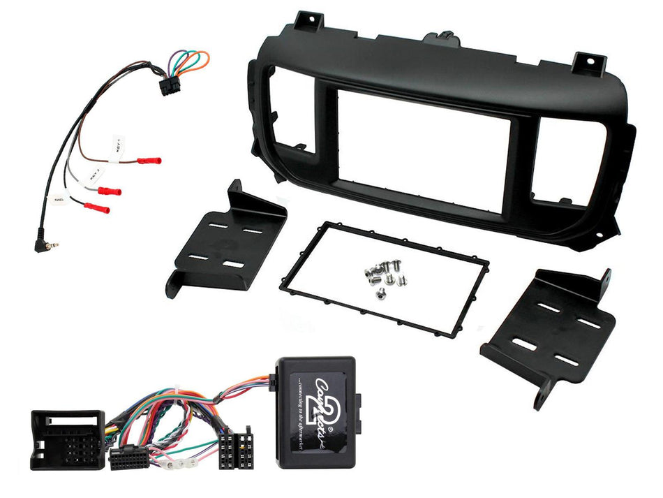 Connects2 CTKTY19 Toyota Proace Verso 2016> Matt Black Double DIN Radio Installation Kit