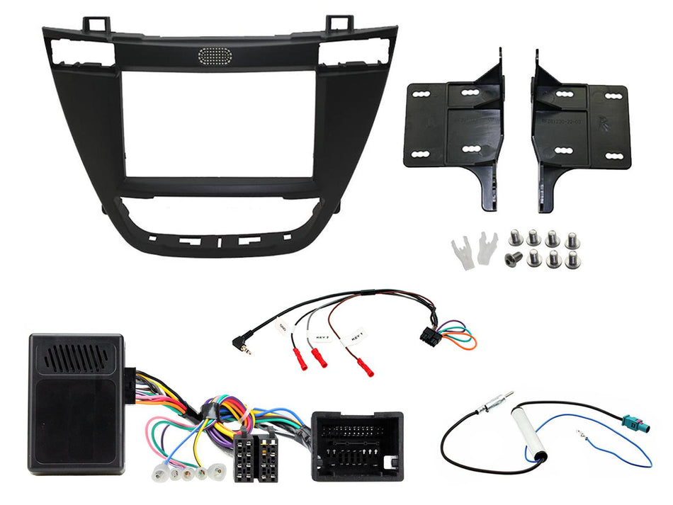 Connects2 CTKVX02 Vauxhall Insignia 2008> 2013 Black Double DIN Stereo Fitting Kit